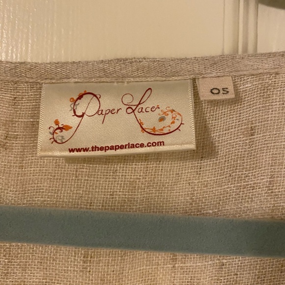 Beautiful Rare Paper Lace Tunic Dress one size - Picture 3 of 9